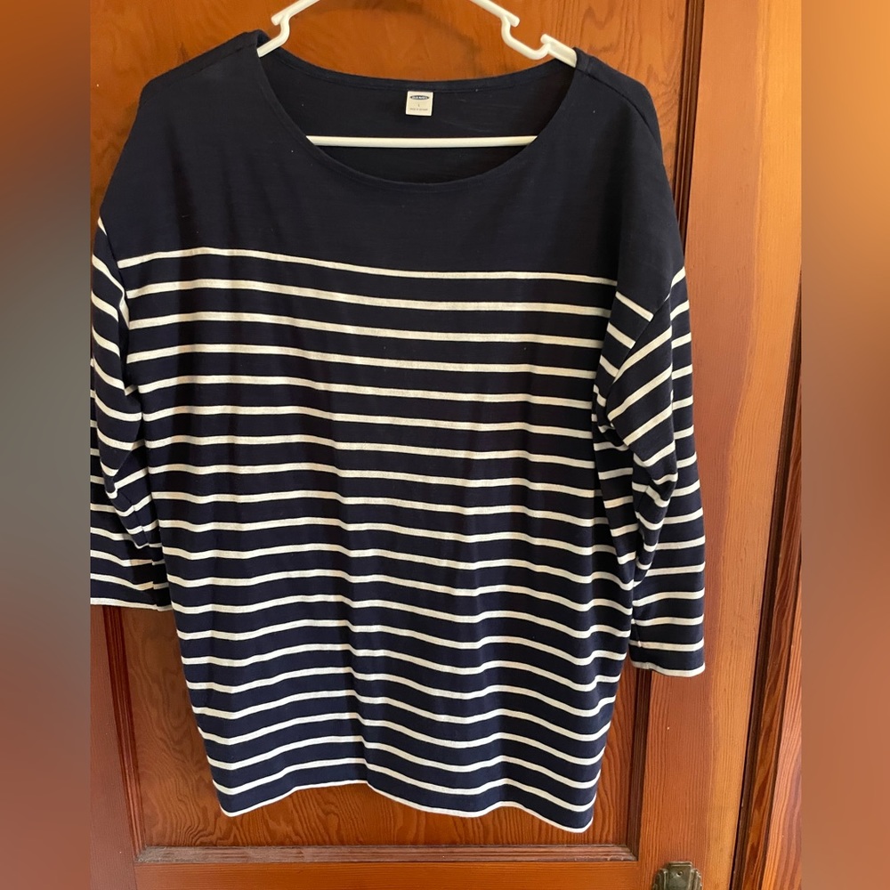Old Navy Women’s Striped Boat Neck Top